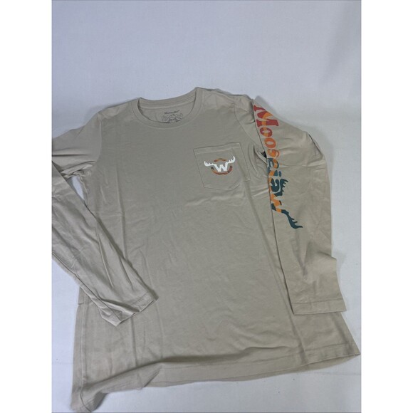Moosejaw Long Sleeve Logo Tee Women's Casual Outdoor Lifestyle T-Shirt Top NWT - Picture 1 of 10